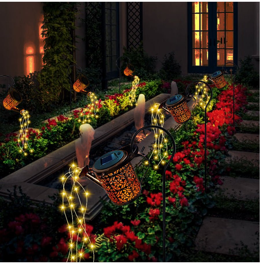 Solar Watering Can Garden Light