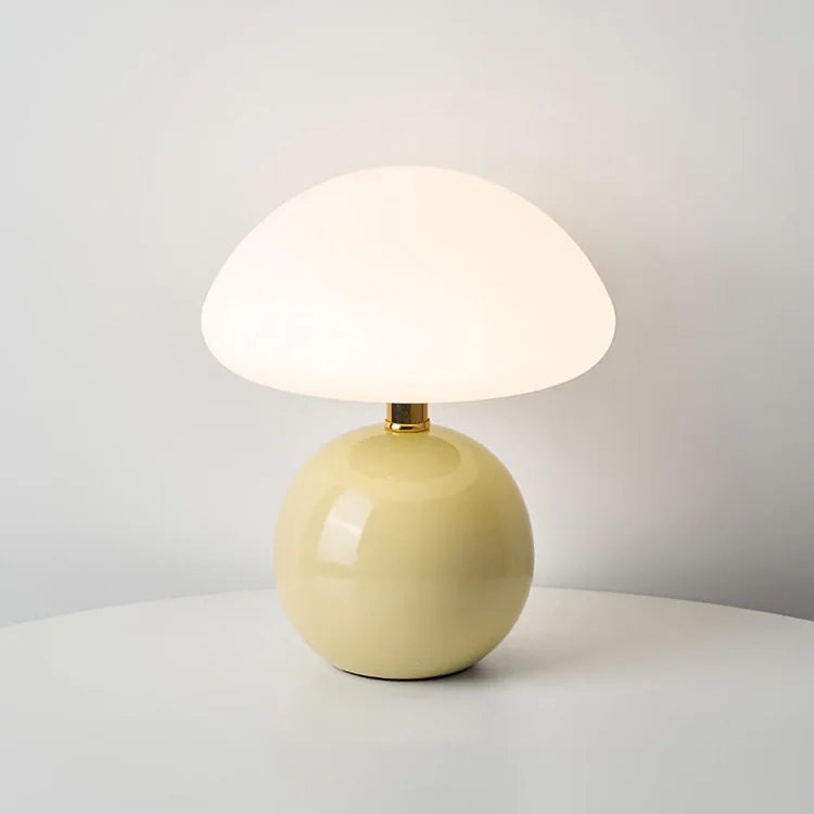 Ceramic Mushroom Bedside Table Lamp