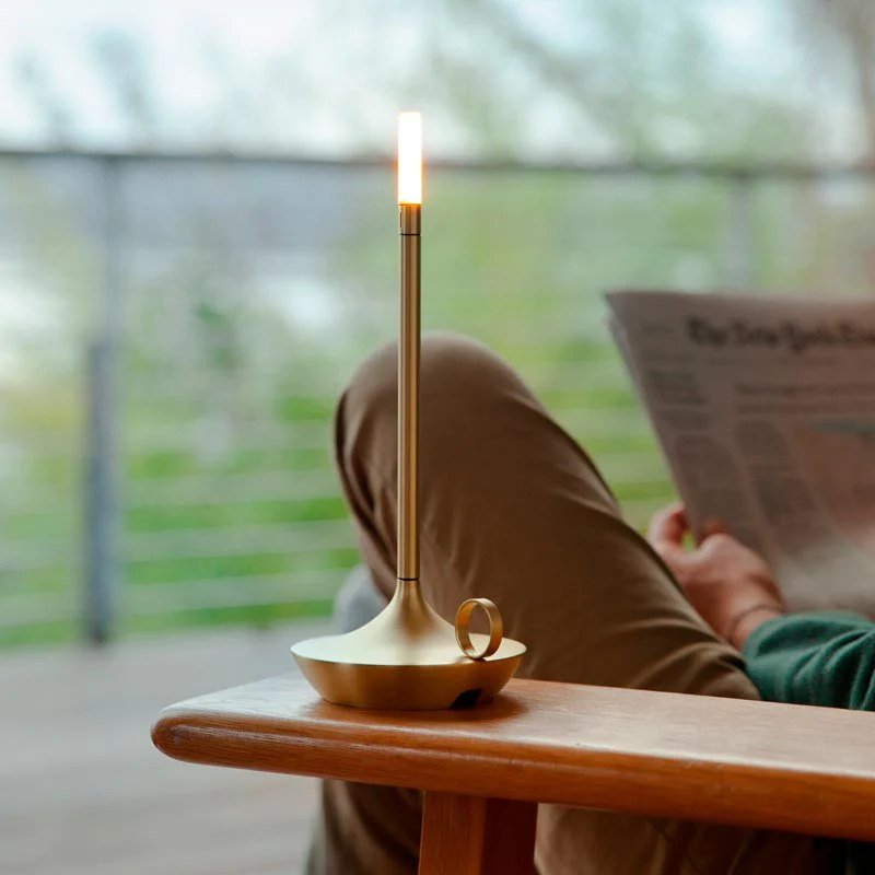 Rechargeable LED Candle Table Lamp