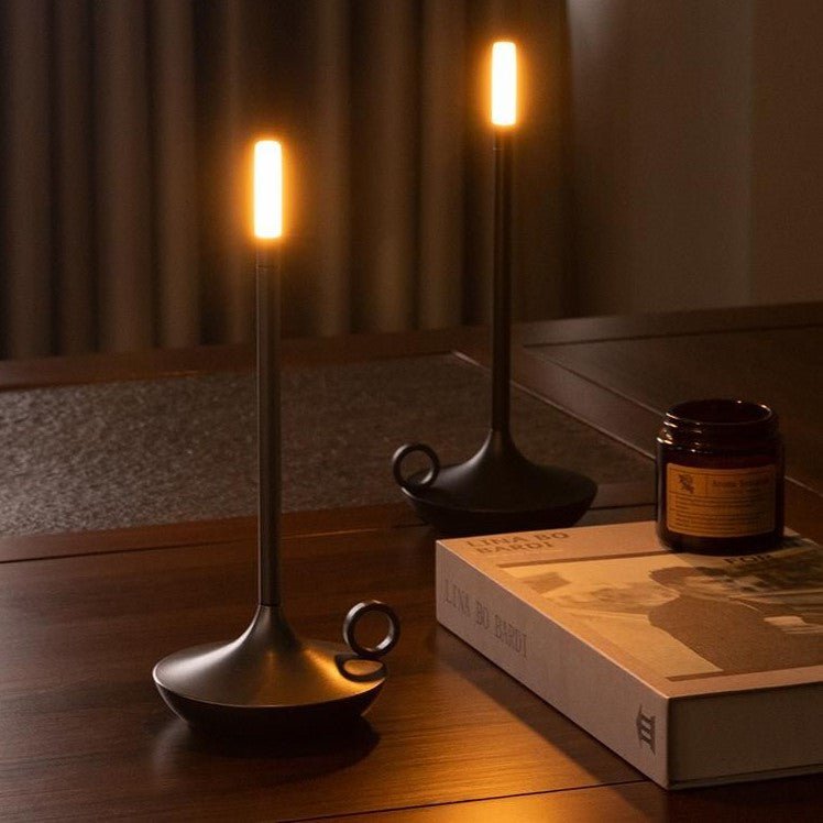 Rechargeable LED Candle Table Lamp