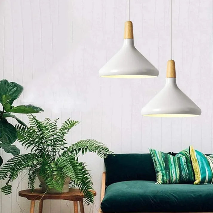 Scandinavian Macaron Conical Pendant Light