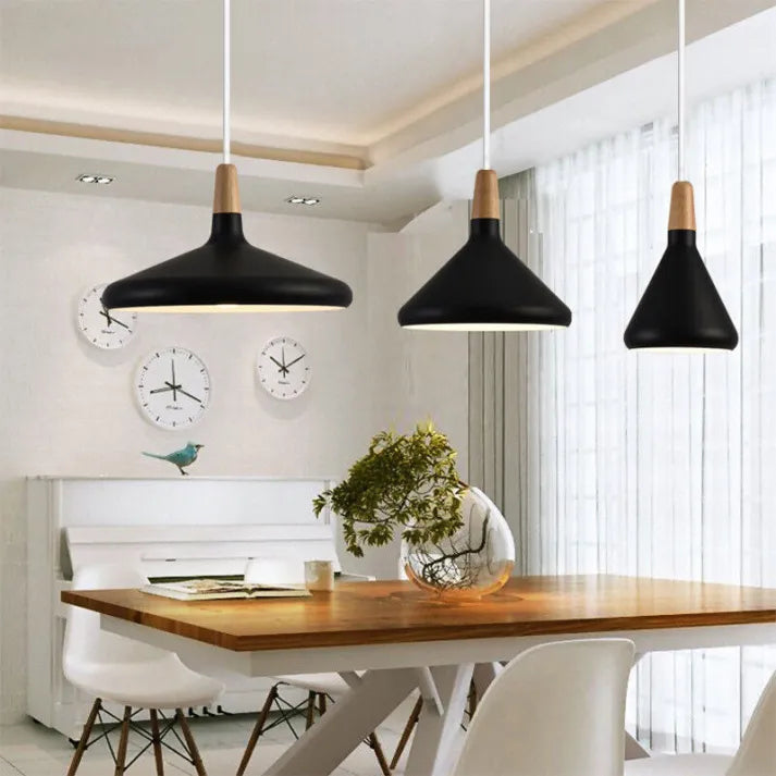Scandinavian Macaron Conical Pendant Light