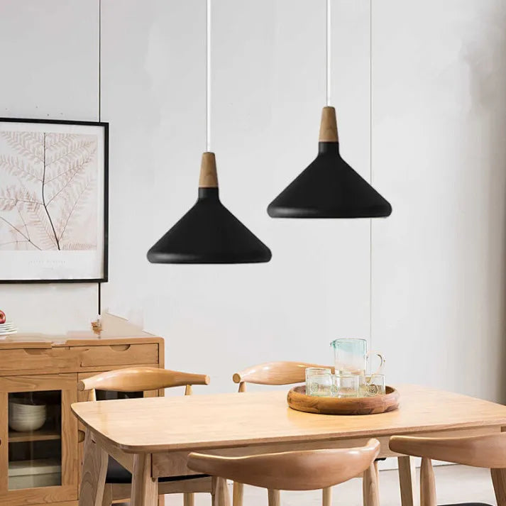 Scandinavian Macaron Conical Pendant Light