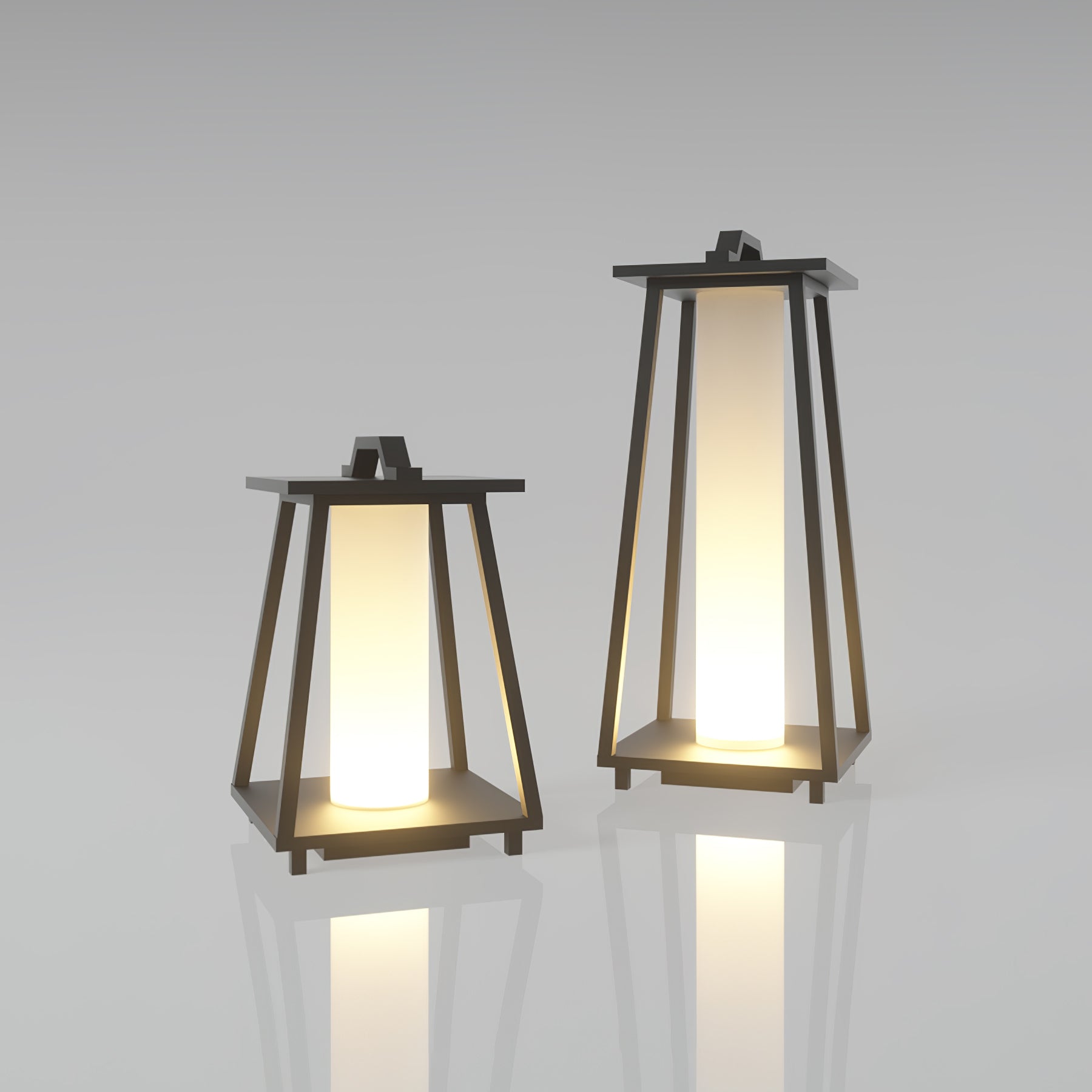 Waterproof Outdoor Lantern Floor Lamp