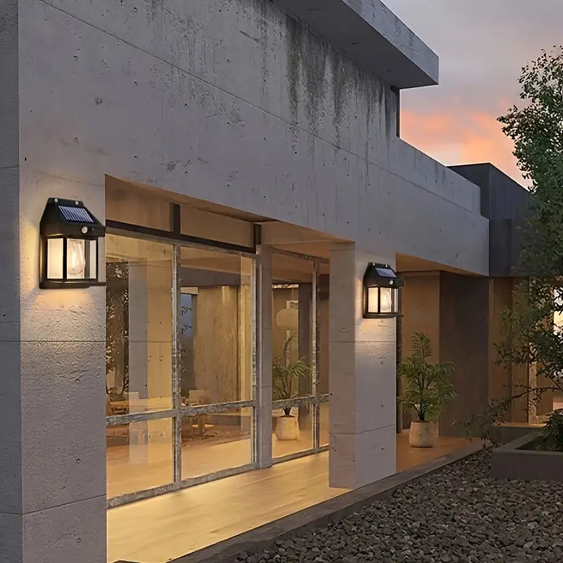 Solar Outdoor Wall Light with Motion Sensor – 12 Hours of Illumination 7