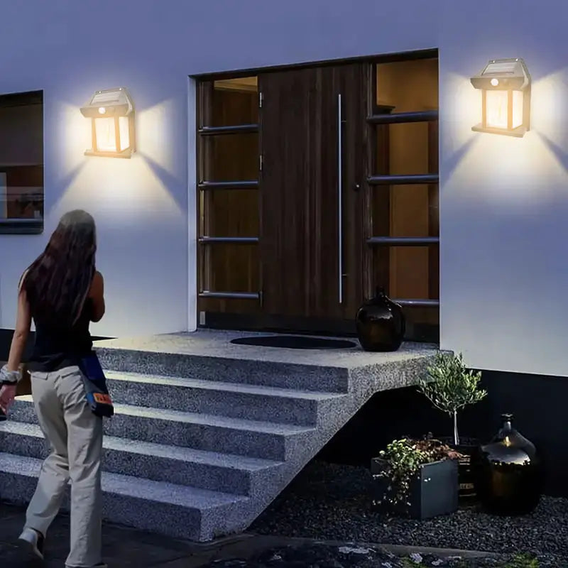 Solar Outdoor Wall Light with Motion Sensor – 12 Hours of Illumination 8