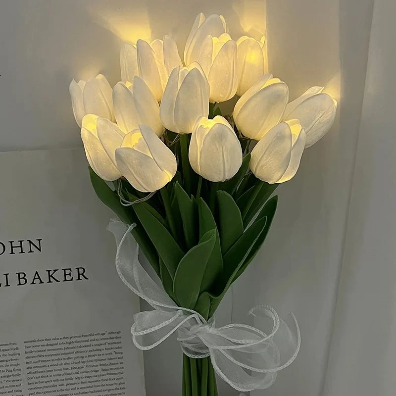 Artificial LED Tulip Night Light