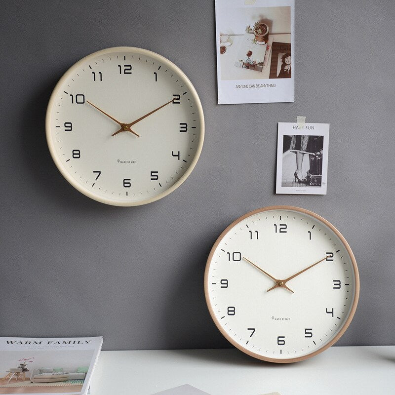 Minimalist Wooden Wall Clock